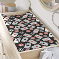 Casino Chip And Card Pattern Print Changing Pad Cover