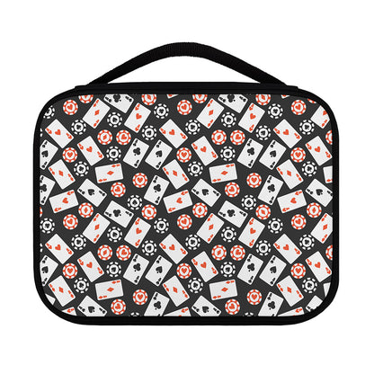 Casino Chip And Card Pattern Print Classic Bible Case
