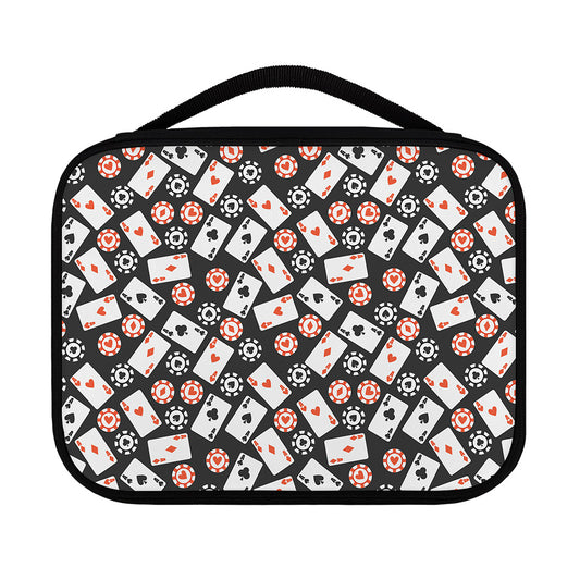 Casino Chip And Card Pattern Print Classic Bible Case