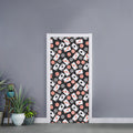 Casino Chip And Card Pattern Print Door Sticker