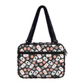 Casino Chip And Card Pattern Print Double Strap Bible Bag