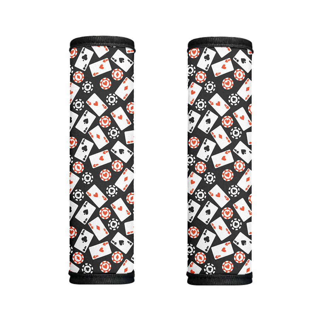Casino Chip And Card Pattern Print Handle Covers