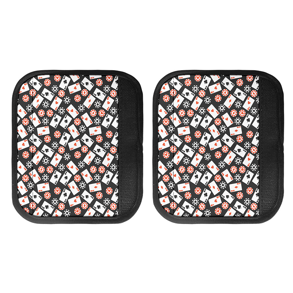 Casino Chip And Card Pattern Print Handle Covers
