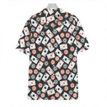 Casino Chip And Card Pattern Print Hawaiian Shirt