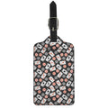 Casino Chip And Card Pattern Print Luggage Tag