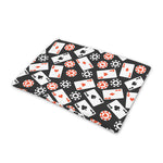 Casino Chip And Card Pattern Print Pet Cooling Mat Cover