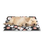 Casino Chip And Card Pattern Print Pet Cooling Mat Cover