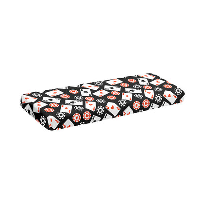 Casino Chip And Card Pattern Print Piano Keyboard Cover