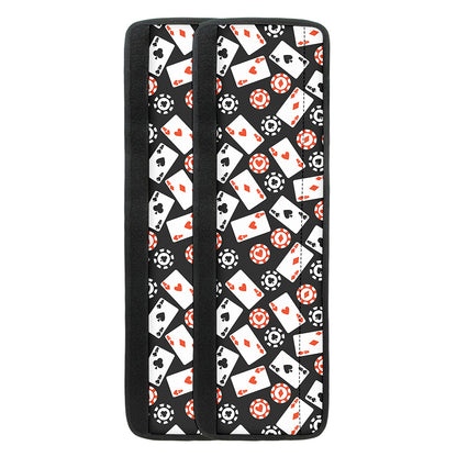 Casino Chip And Card Pattern Print Refrigerator Handle Covers