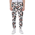 Casino Chip And Card Pattern Print Joggers