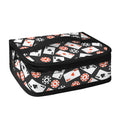 Casino Chip And Card Pattern Print Small Lunch Bag