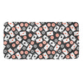 Casino Chip And Card Pattern Print Towel