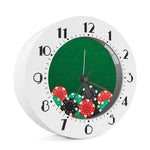 Casino Poker Chips Print Alarm Clock