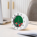 Casino Poker Chips Print Alarm Clock