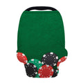 Casino Poker Chips Print Baby Seat Cover