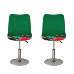 Casino Poker Chips Print Bar Stool Covers