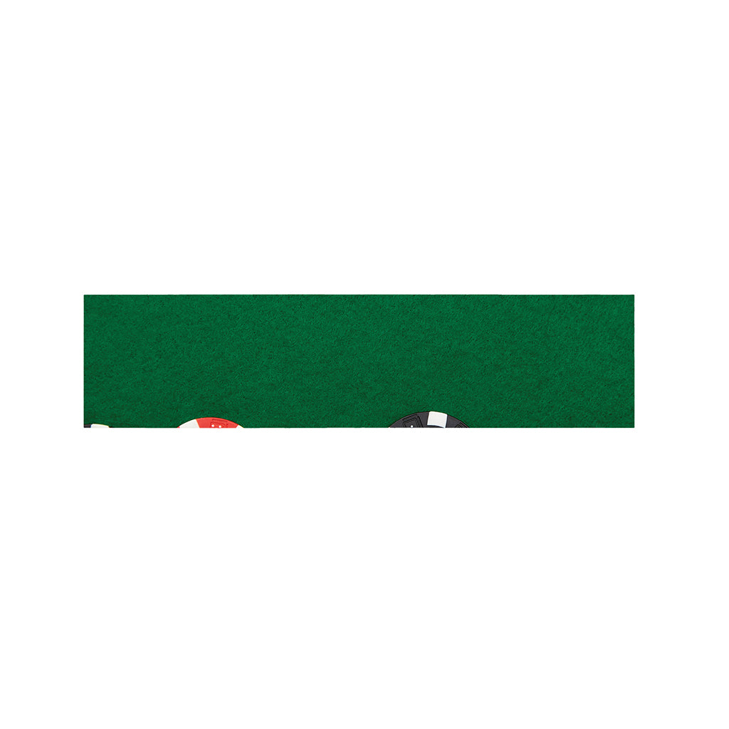 Casino Poker Chips Print Bed Runner