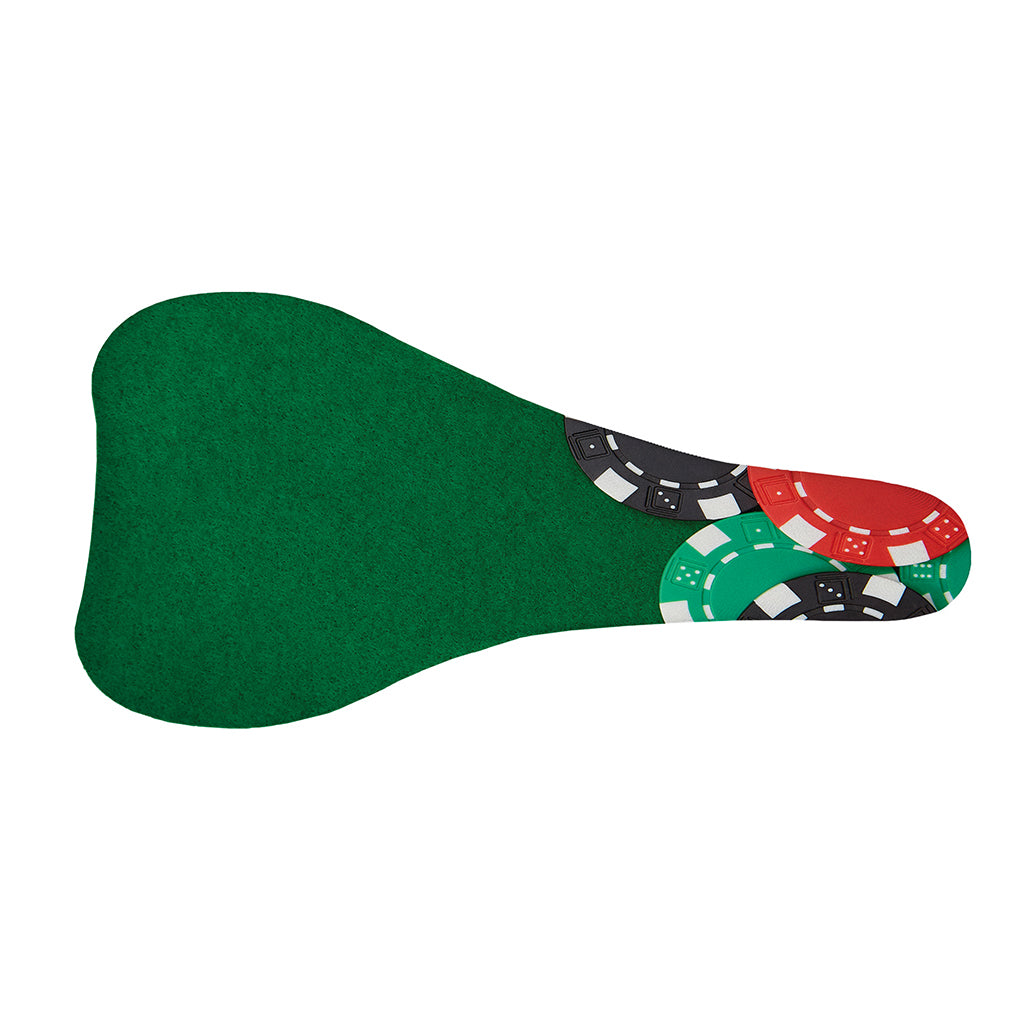 Casino Poker Chips Print Bicycle Seat Cover