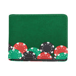 Casino Poker Chips Print Bifold Wallet