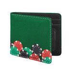Casino Poker Chips Print Bifold Wallet