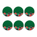 Casino Poker Chips Print Coaster Set