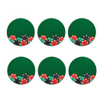 Casino Poker Chips Print Coaster Set