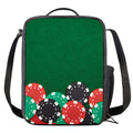 Casino Poker Chips Print Crossbody Lunch Bag