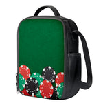 Casino Poker Chips Print Crossbody Lunch Bag