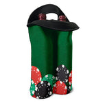 Casino Poker Chips Print Double Neoprene Wine Tote
