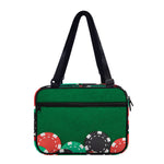 Casino Poker Chips Print Double Strap Bible Bag