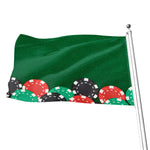 Casino Poker Chips Print Flag