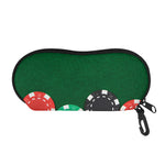 Casino Poker Chips Print Glasses Case