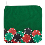 Casino Poker Chips Print Hand Towel