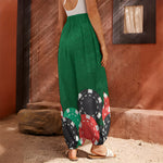 Casino Poker Chips Print Harem Pants