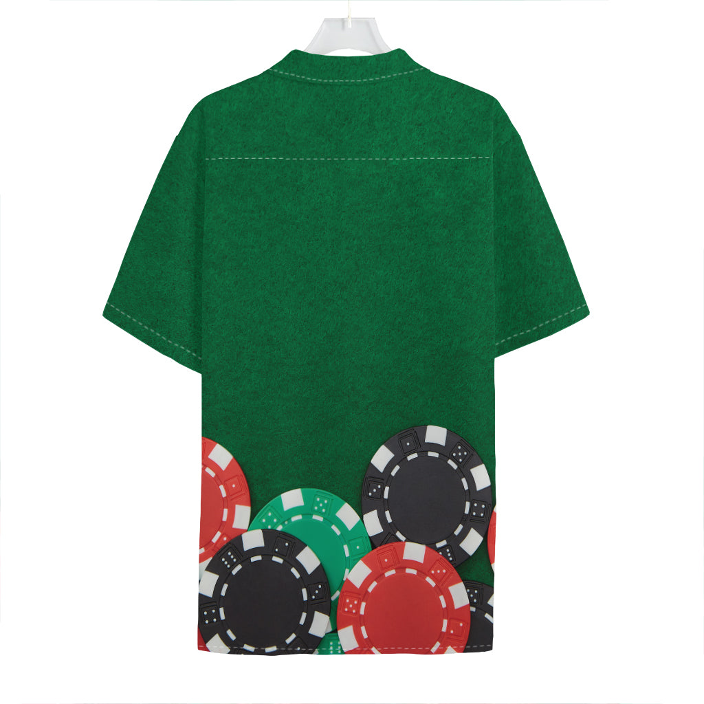 Casino Poker Chips Print Hawaiian Shirt