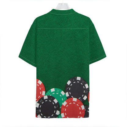 Casino Poker Chips Print Hawaiian Shirt