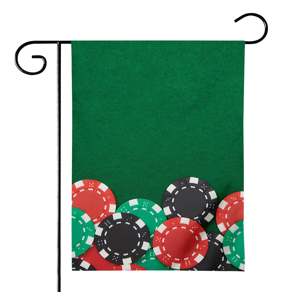 Casino Poker Chips Print House Flag