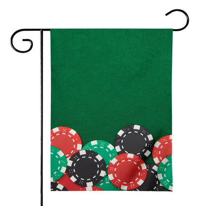 Casino Poker Chips Print House Flag