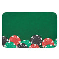 Casino Poker Chips Print Indoor Door Mat