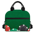 Casino Poker Chips Print Insulated Lunch Bag