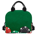Casino Poker Chips Print Insulated Lunch Bag