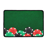 Casino Poker Chips Print Kitchen Mat