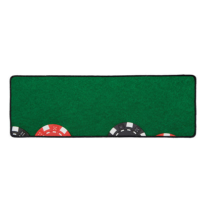 Casino Poker Chips Print Long Kitchen Mat