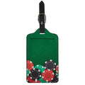 Casino Poker Chips Print Luggage Tag