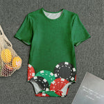 Casino Poker Chips Print Men's Bodysuit