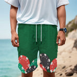 Casino Poker Chips Print Men's Cargo Shorts