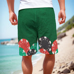 Casino Poker Chips Print Men's Cargo Shorts