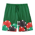 Casino Poker Chips Print Men's Swim Trunks