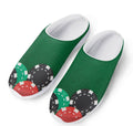 Casino Poker Chips Print Mesh Casual Shoes