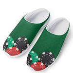 Casino Poker Chips Print Mesh Casual Shoes